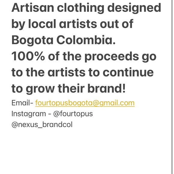 Colombian Artist Streetwear Brand Fourtopus Sweatshirt Graphic Tee Unisex - Picture 9 of 9